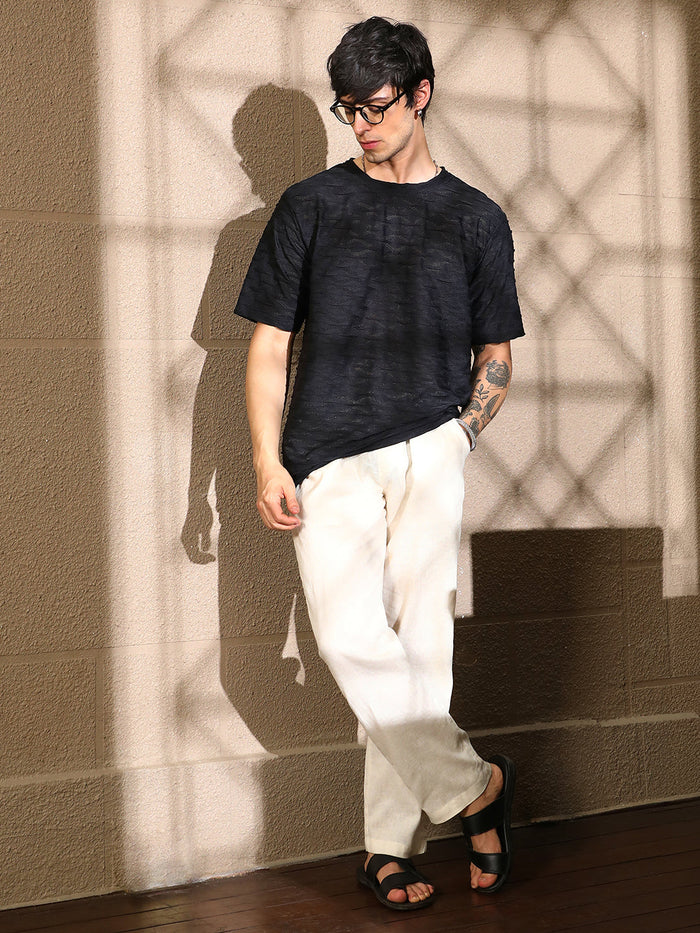 WAVE-TACTILE OVERSIZED T-SHIRT