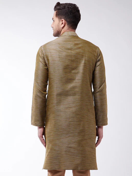 ROYAL BLACK BANARASI KURTA