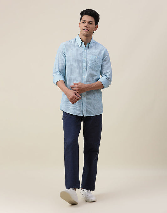 LIGHT BLUE COTTON SHIRT